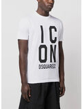 T-SHIRT ICON DSQUARED COOL FIT, 100 WHITE, thumb