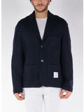 GIACCA IN WOOL MILANO, 415 NAVY, thumb