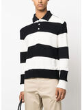 MAGLIONE POLO RUGBY STRIPE, 415 NAVY, thumb