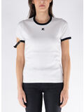T-SHIRT BUCKLE CONTRAST, 0098 HERITAGE WHITE/BLACK, thumb