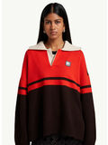 POLO CALM, RED BLACK AND BEIGE, thumb