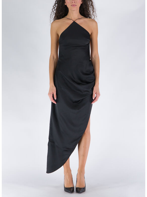 ABITO THE TOMI MIDI, BLACK, medium