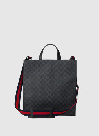 BORSA TOTE SOFT GG SUPREME, 1095NERO, small