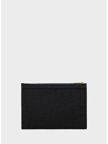 POCHETTE SMALL DOCUMENT HOLDER, 001 BLACK, small