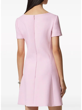 ABITO STRETCH  IN VISCOSA CREPE, 1PR20 PALE PINK, small