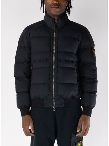 GIUBBOTTO BOMBER CON PATCH LOGO, V0029 BLACK, small