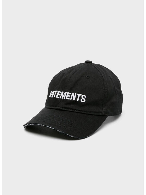 CAPPELLO ICONIC LOGO UNISEX, BLACK, large