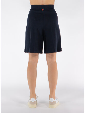 SHORTS HIGH WAISTED IN WOOL MILANO, , small
