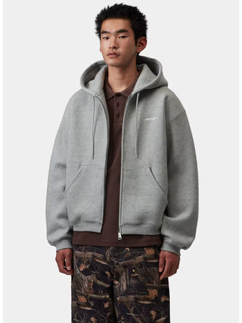 FELPA HOODED EBBERT, 00DXX Grey Heather / White, small