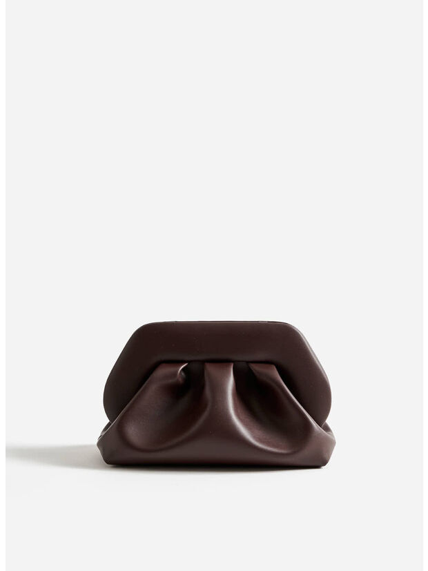 BORSA A MANO TIA VEGAN FABRIC, EBONY, large