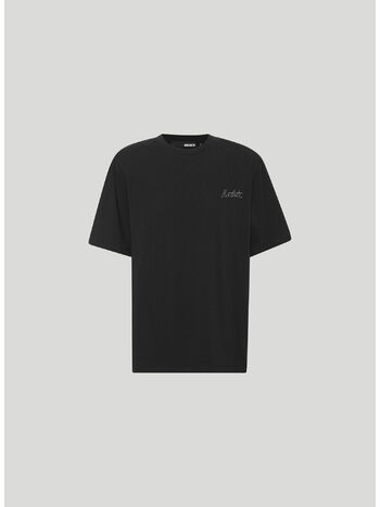 T-SHIRT BOXY LOGO, 1000 BLACK, small