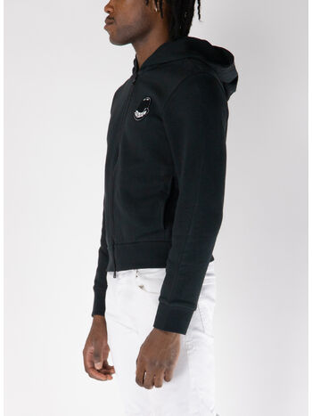 FELPA FULL ZIP CON PATCH LOGO, 998, small
