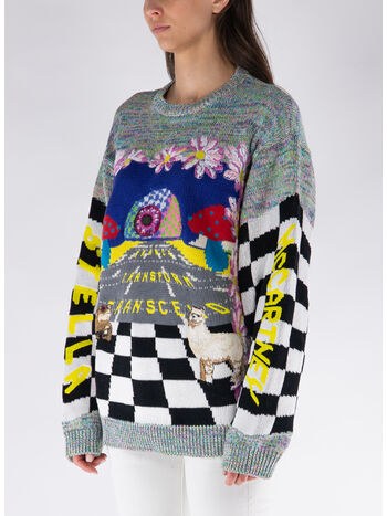 MAGLIONE DAY TRIP JACQUARD JUMPER, 8490 MULTICOLOR, small
