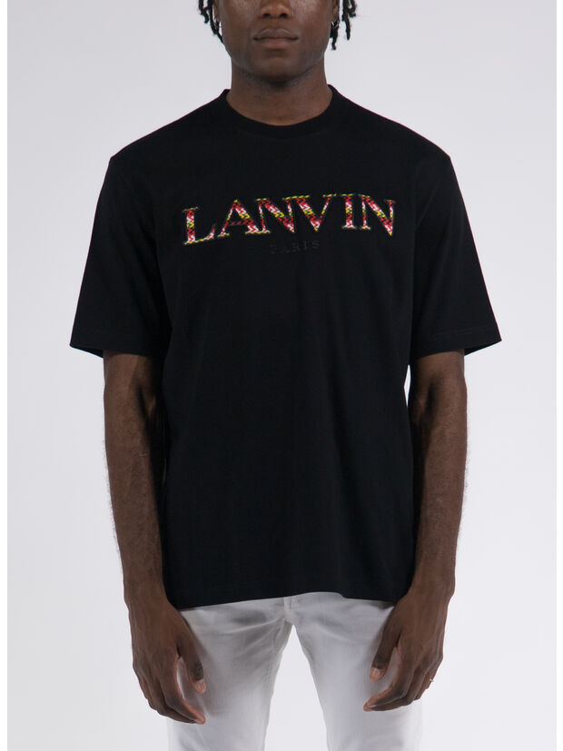 T-SHIRT CLASSIC LANVIN CURB, 10 BLACK, large