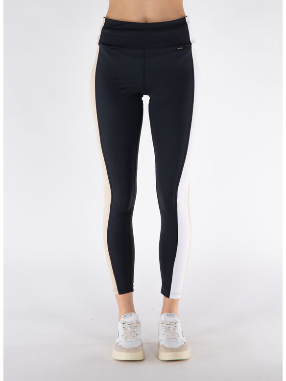 LEGGINS MOVE TIGHT, 9008 BLACK/WHITE, medium