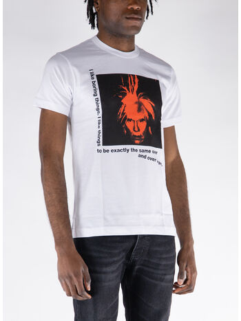 T-SHIRT ANDY WARHOL, WHITE, small