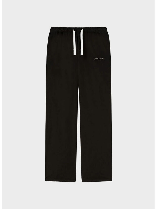 PANTALONE LOGO COTTON TRAVEL, 1001 BLACK WHITE, large
