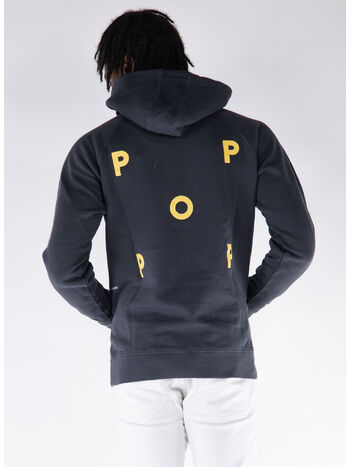 FELPA HOODIE LOGO, ANTHRACITE, small