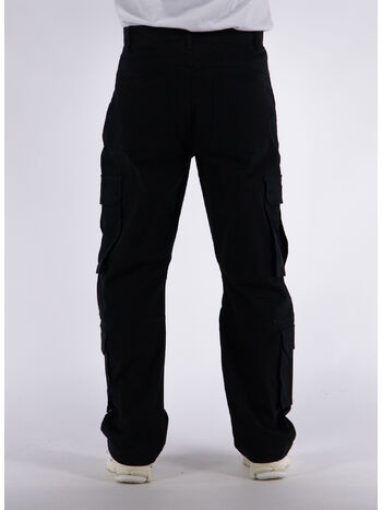 PANTALONE CARGO, 01 BLACK, small