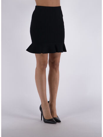 GONNA RUFFLED HEM, 999 BLACK, small