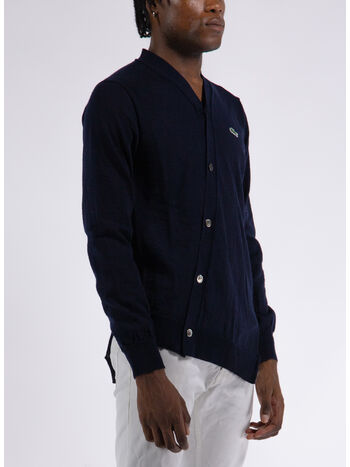 CARDIGAN KNIT, NAVY, small