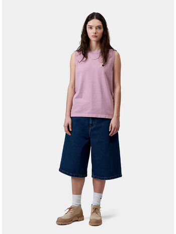 CANOTTA NELSON A-SHIRT, 3IBGD Gentle Purple, garment dyed, small