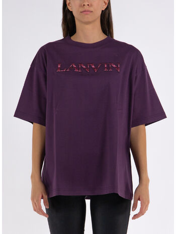 T-SHIRT CURB EMBROIDERED OVERSIZED, 781 CASSIS, small