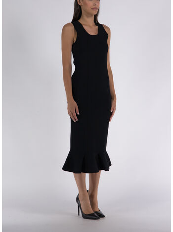 ABITO RUFFLED HEM, 999 BLACK, small