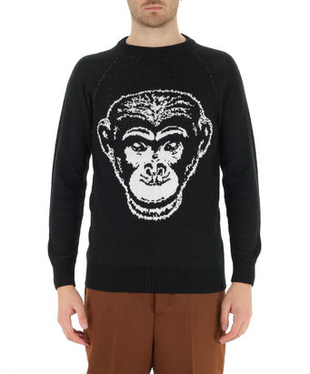 MAGLIONE MONKEY A/W 16, BLACK, small