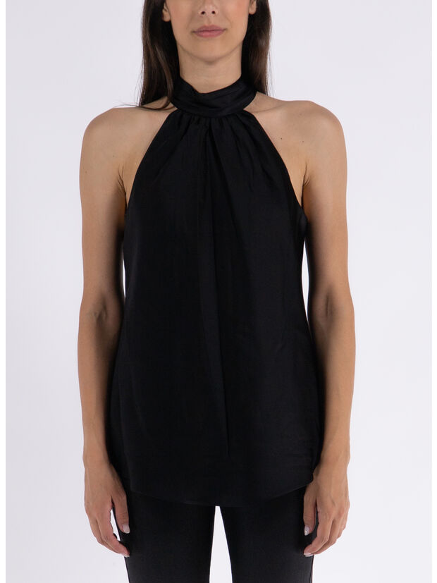 TOP THEA HALTER, BLACK, large