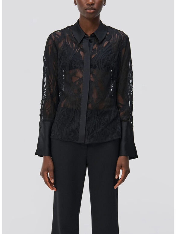 CAMICIA CANDELA L/S, BLACK, medium