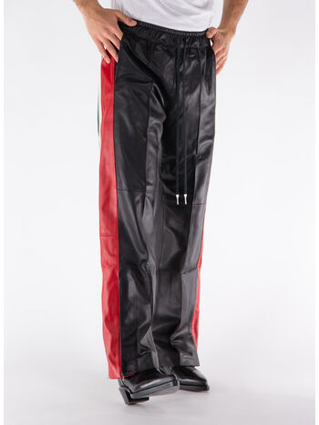 PANTALONE LEATHER TRACK, MULTICOLORED, small