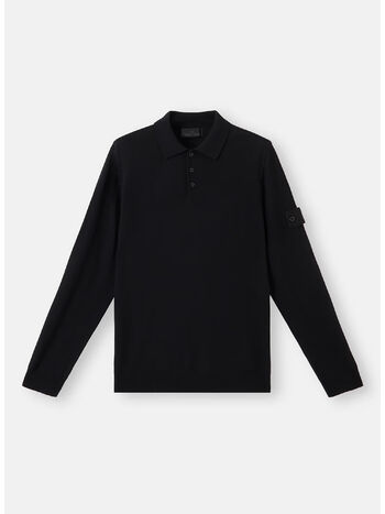 MAGLIONE GIROCOLLO LIGHT RWS PURE WOOL, V0029 BLACK, small