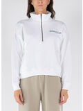 FELPA TANK QUARTER ZIP, WHITE, thumb