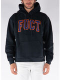 FELPA HOODIE CON LOGO STAMPATO, BLK0001 BLACK, thumb