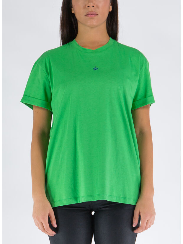 T-SHIRT MINI STAR EMBROIDERY, 3016 BRIGHT GREEN, large