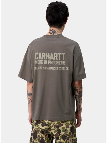 T-SHIRT S/S DISTANCE, 874J GRAPHITE STONE DYED, small
