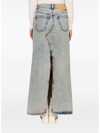 GONNA LUNGA IN DENIM, 962 LIGHT BLUE, small