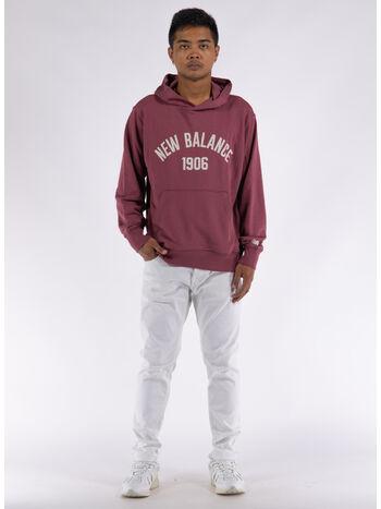 FELPA ESSENTIALS VARSITY, 615 WASHED BURGUNDY, small