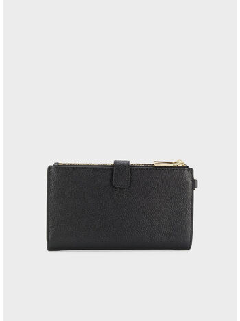 PORTAFOGLIO WRISTLET JET SET, 001 BLACK, small