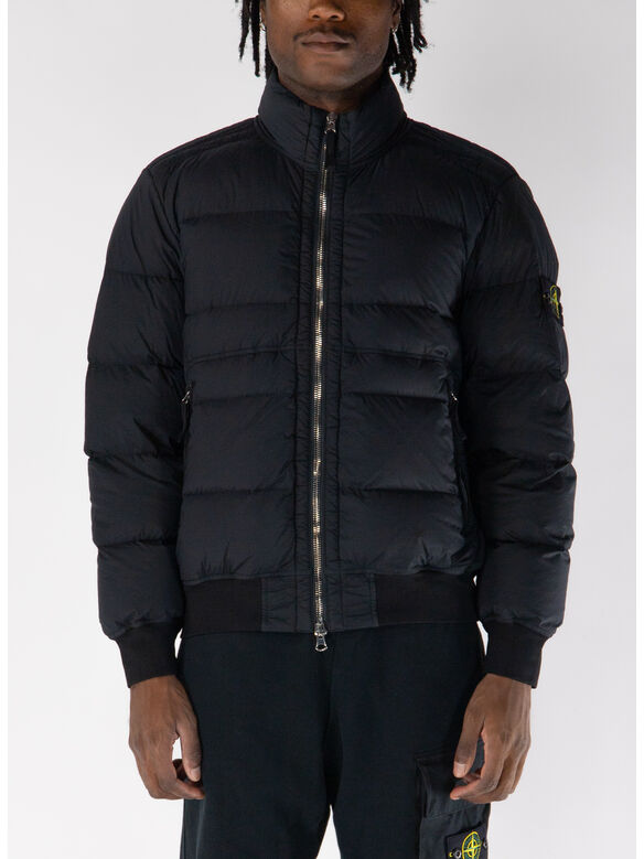 GIUBBOTTO BOMBER CON PATCH LOGO, V0029 BLACK, medium