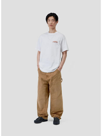 PANTALONE DOUBLE KNEE, HZ17 Hamilton Brown, destroy wash, small