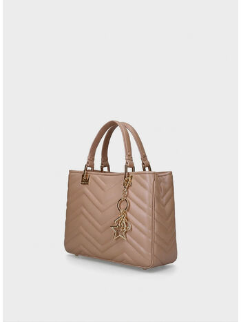 BORSA KRISSY WAVE M, LTL LIGHT TAN / LIGHT GOLD, small