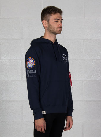 FELPA APOLLO 11 HOODY, 07REPBLUE, small