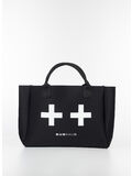 BORSA TOTE I'M THE HUB, BLACKWHITE, thumb