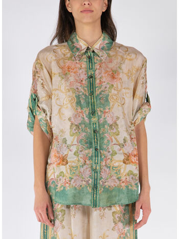 CAMICIA AUGUST, KHF KHAKI FLORAL, small
