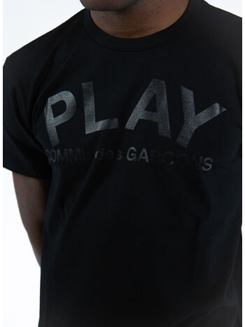 T-SHIRT PLAY, BLACK, small