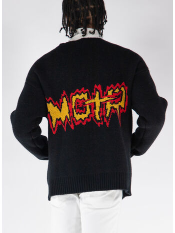CARDIGAN OVERSIZE, 0372 BLACK, small