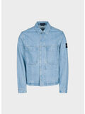 JACKET BIKER, VJ204 BLUE LIGHT WASH, thumb