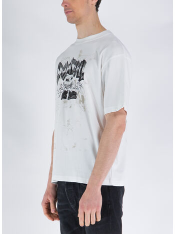T-SHIRT SINISTER, IVORY, small